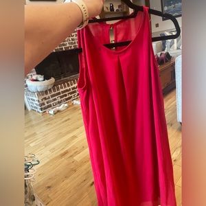 Red lightweight dress size xs